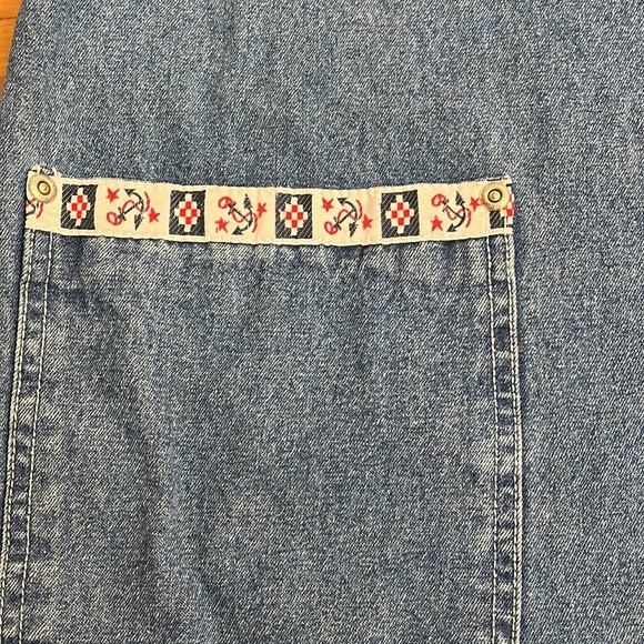 Nautical Denim Sheath Dress - Picture 7 of 15